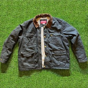 Wrangler Black Denim Jean Sherpa Jacket